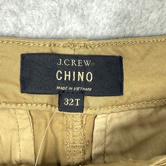 J Crew Pants Womens 32 Tall 32T Chino Lightweight Stretch Straight Tan Brown NWT - Picture 5 of 14